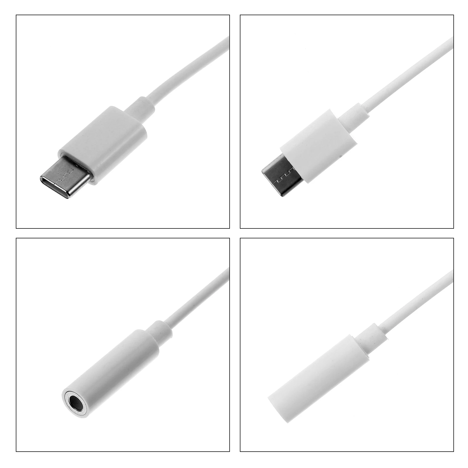 4 Pcs Typec Audio Adapter Cable Usb Gender to Type-c Headphone Converter Jack Stereo Earphones Aux Portable
4 Pcs Typec Audio Adapter Cable Usb Gender to Type-c Headphone Converter Jack Stereo Earphones Aux Portable