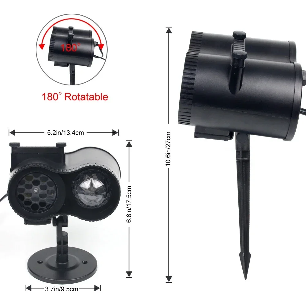 Halloween Christmas Projector Lights Outdoor 2 In 1 Water Wave Lamp with Color Patterns Remote Christmas Projector for Party
Halloween Christmas Projector Lights Outdoor 2 In 1 Water Wave Lamp with Color Patterns Remote Christmas Projector for Party