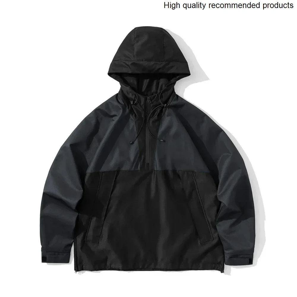 Loose Casual Pullover Hooded Waterproof Jacket Men Cityboy Japan Fashion Oversize Casual Outdoor Cargo Jacket Plus Size Coat
Loose Casual Pullover Hooded Waterproof Jacket Men Cityboy Japan Fashion Oversize Casual Outdoor Cargo Jacket Plus Size Coat