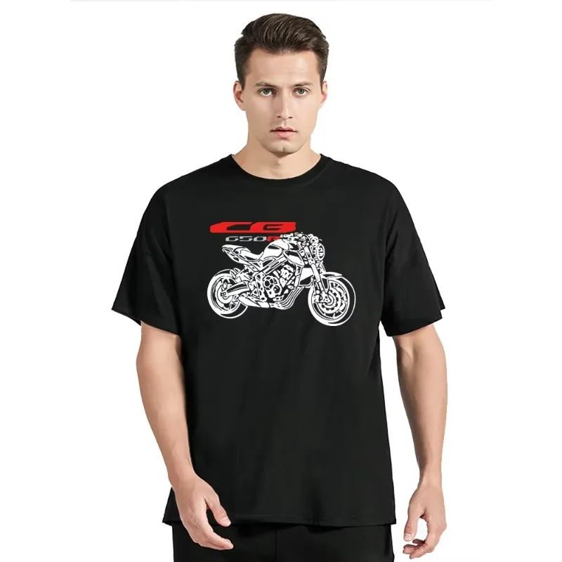 Летняя мужская футболка Honda Motorcycle Hon Cb650R Cb 650r с изображением простого и модного принта большого размера.
Летняя мужская футболка Honda Motorcycle Hon Cb650R Cb 650r с изображением простого и модного принта большого размера.