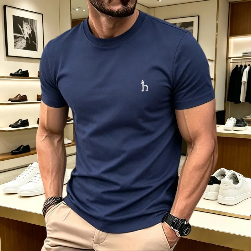 100% pure cotton high-quality brand couple round neck short sleeve men's summer fashion dog embroidery T-shirt casual sports top
100% pure cotton high-quality brand couple round neck short sleeve men's summer fashion dog embroidery T-shirt casual sports top