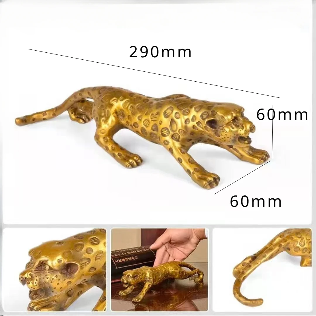 Brass Leopard Housewarming Opening Gift Wine Cabinet Office Craft Luxury Home Decor Copper Panthera Pardus Office Accessories
Brass Leopard Housewarming Opening Gift Wine Cabinet Office Craft Luxury Home Decor Copper Panthera Pardus Office Accessories
