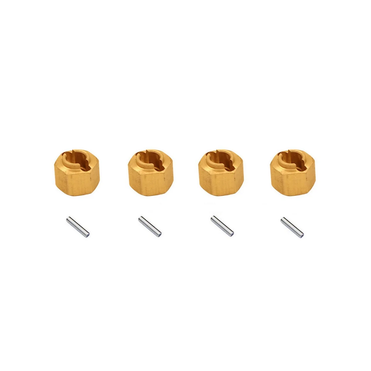 4Pcs Brass Extended Wheel Hex Hub Adapter 9750 for TRX4M -4M 1/18 RC Crawler Car Upgrade Parts Accessories,1
4Pcs Brass Extended Wheel Hex Hub Adapter 9750 for TRX4M -4M 1/18 RC Crawler Car Upgrade Parts Accessories,1