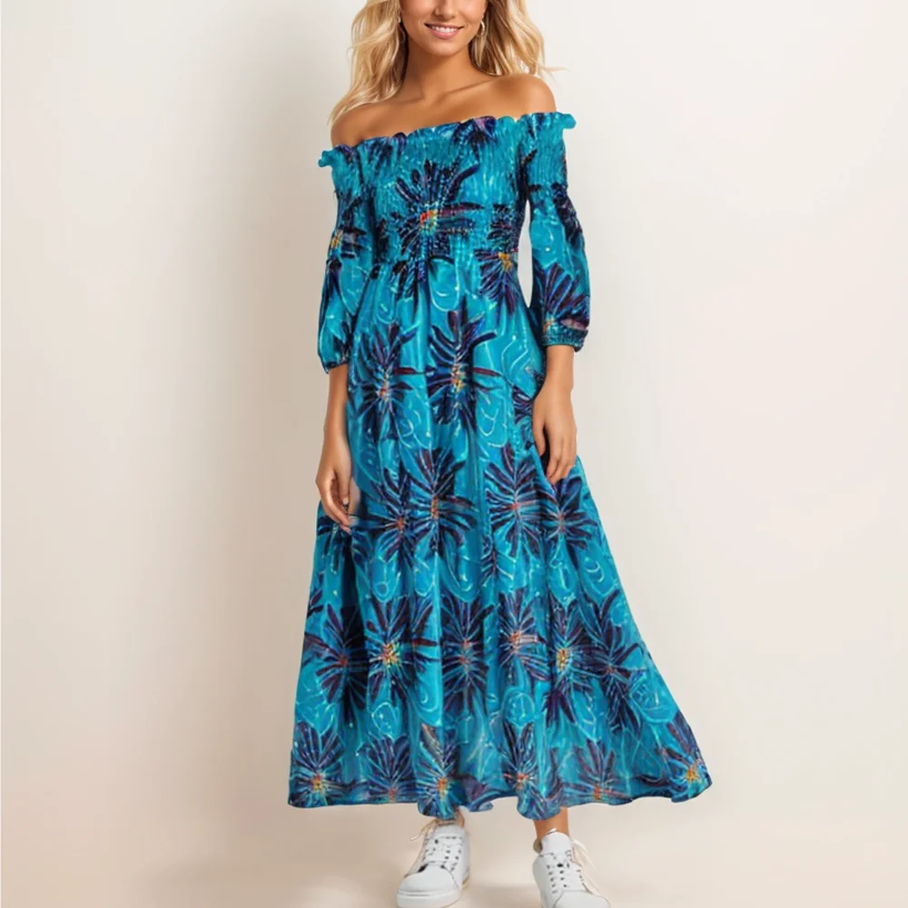 African Clothing Print Party Dress Women Casual Sexy Slash-neck Lady Maxi Dresses New Vintage Long-sleeved Loose Elegant Dresses
African Clothing Print Party Dress Women Casual Sexy Slash-neck Lady Maxi Dresses New Vintage Long-sleeved Loose Elegant Dresses