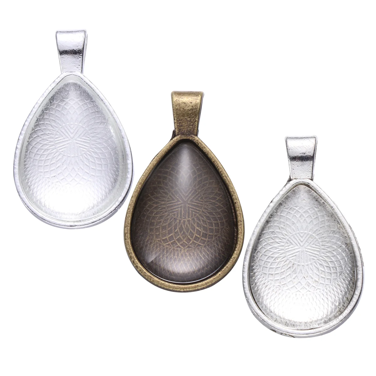 36 Pcs Copper Plating Pendant Jewelry Making Tray DIY Trays Bezel Charm Necklace
36 Pcs Copper Plating Pendant Jewelry Making Tray DIY Trays Bezel Charm Necklace