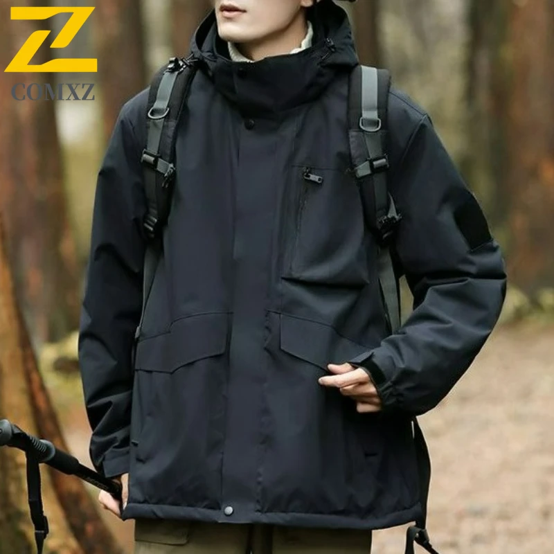 COMXZ 2025 Unisex Mountain Waterproof Windbreaker Jacket Spring Autumn Outdoor Couple Plus Size S8XL Trendy Coat
COMXZ 2025 Unisex Mountain Waterproof Windbreaker Jacket Spring Autumn Outdoor Couple Plus Size S8XL Trendy Coat