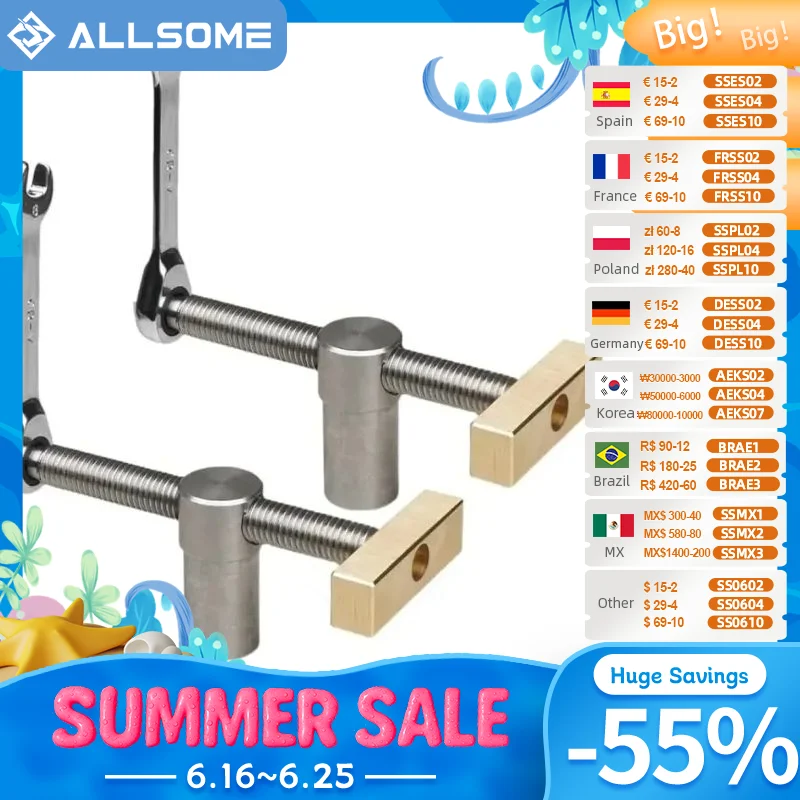 19/20mm Bench Dog Clamp 3/4 Inch Dog Hole Clamp Woodworking Adjustable Workbench Stop Stainless Steel Brass
19/20mm Bench Dog Clamp 3/4 Inch Dog Hole Clamp Woodworking Adjustable Workbench Stop Stainless Steel Brass
