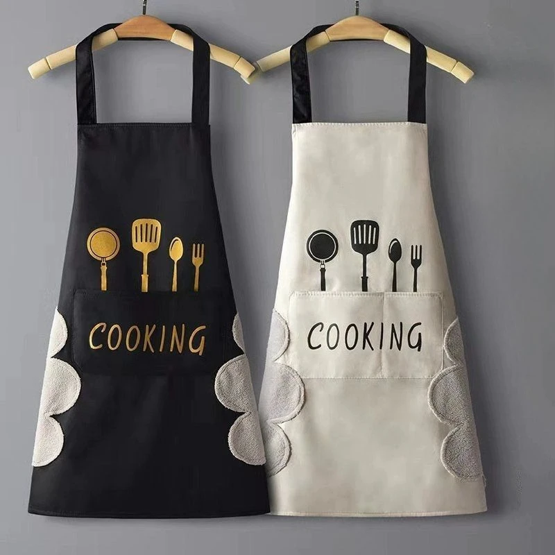 Knife Fork Pattern Waterproof Apron,Household Restaurant Kitchen Apron,Oil Resistant Hand Erasable,Fashionable Workwear Aprons
Knife Fork Pattern Waterproof Apron,Household Restaurant Kitchen Apron,Oil Resistant Hand Erasable,Fashionable Workwear Aprons