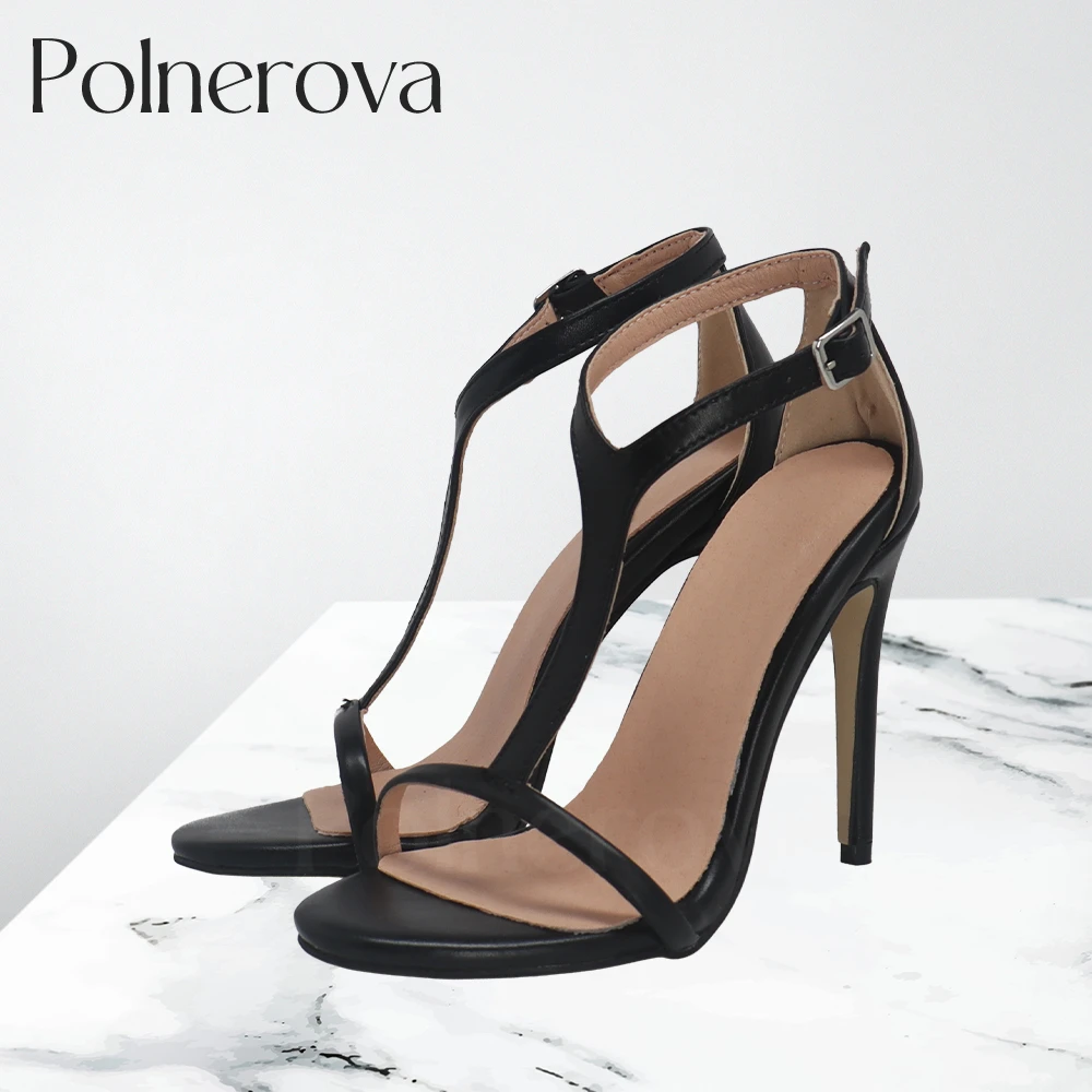 T-Strap Buckle Sandals Concise Style Summer Shoes Elegant Sandals Round Toe Stiletto Heels Custom Multi-Color Large Size Shoes
T-Strap Buckle Sandals Concise Style Summer Shoes Elegant Sandals Round Toe Stiletto Heels Custom Multi-Color Large Size Shoes