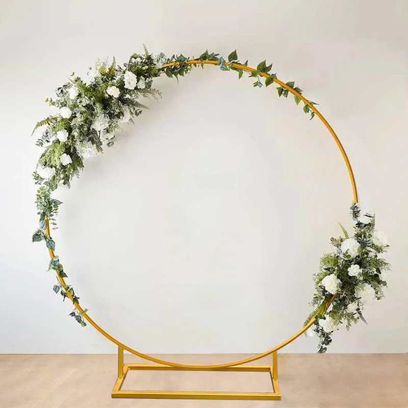 Round Arch Stand, Wedding Metal Circle Balloon Arch Frame Flower Stand for Wedding Birthday Party Ceremony Background Decoration
Round Arch Stand, Wedding Metal Circle Balloon Arch Frame Flower Stand for Wedding Birthday Party Ceremony Background Decoration