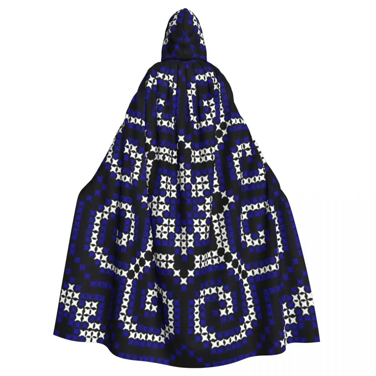 Hmong Embroidery White Blue Long Hooded Cloak Witch Medieval Costume Cosplay Cape HalloweenVampire Adult Unisex
Hmong Embroidery White Blue Long Hooded Cloak Witch Medieval Costume Cosplay Cape HalloweenVampire Adult Unisex