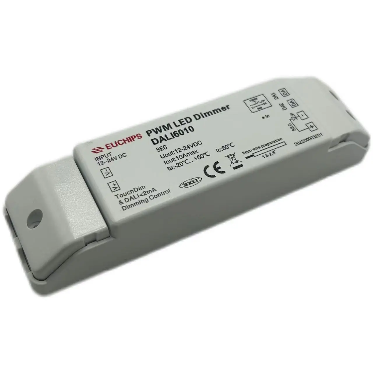 DALI6010 12-24VDC 10A * 1ch Pulse Width Modulation Light Emitting Diode DALI6010
DALI6010 12-24VDC 10A * 1ch Pulse Width Modulation Light Emitting Diode DALI6010
