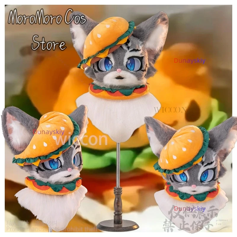 Animal Kawaii Burger Cutecore Cosplay Furry Furrsuit Headwear Costume Cute Hat Scarf Sweet Fashion Anime Uniform Cos 코스프레
Animal Kawaii Burger Cutecore Cosplay Furry Furrsuit Headwear Costume Cute Hat Scarf Sweet Fashion Anime Uniform Cos 코스프레