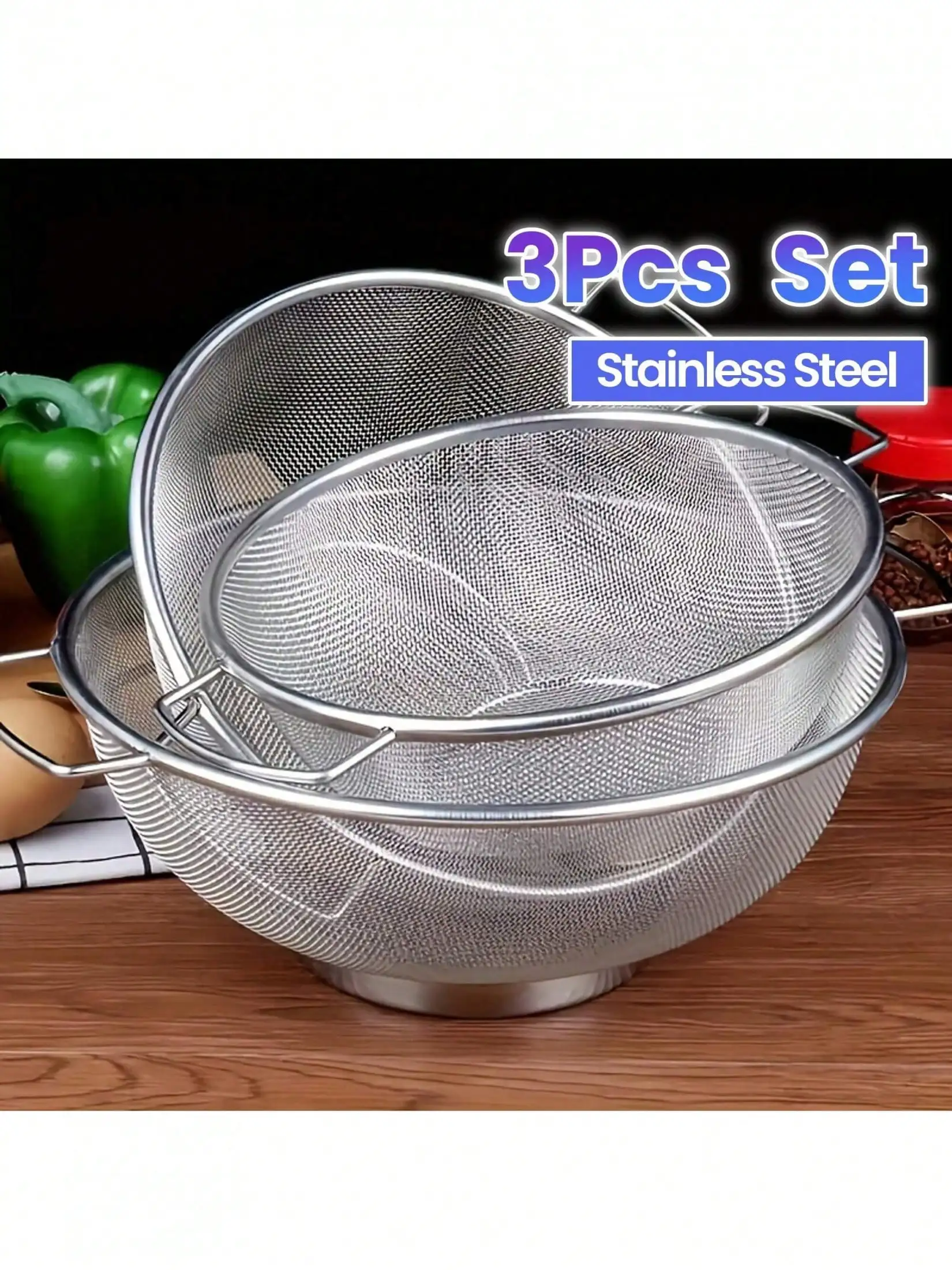 Heavy-Duty 304 Stainless Steel Water Filter Basket - Large Capacity Kitchen Draining Tray, Stable Base, Suitable For Washing Vegetables, Fruits, Rice, Pasta - Ideal Gift For Father's Day, Suitable For Commercial And Home Use, Durable Kitchenware
Heavy-Duty 304 Stainless Steel Water Filter Basket - Large Capacity Kitchen Draining Tray, Stable Base, Suitable For Washing Vegetables, Fruits, Rice, Pasta - Ideal Gift For Father's Day, Suitable For Commercial And Home Use, Durable Kitchenware