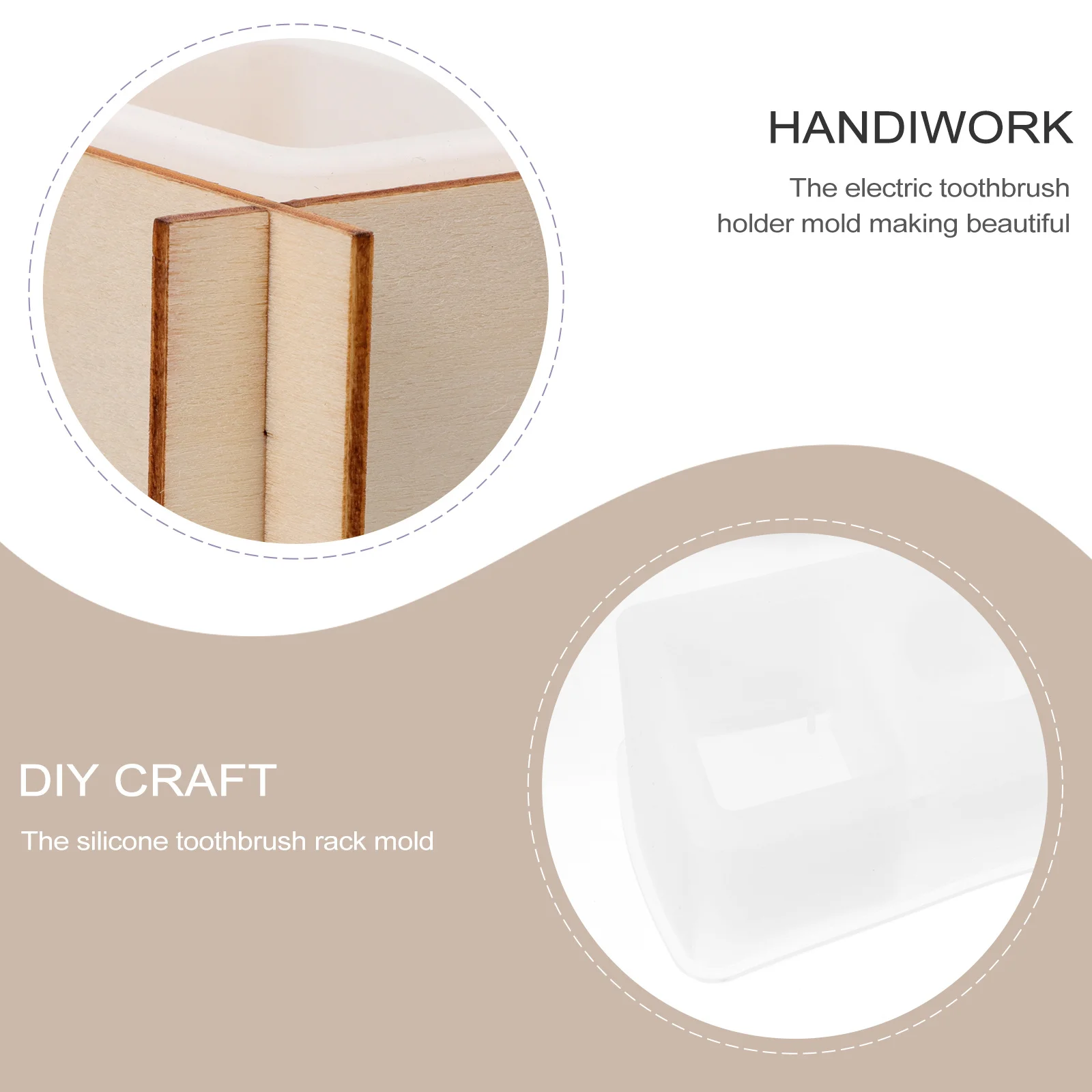 1Set Silicone Toothbrush Rack Mold DIY Tools for Custom Holder Storage Cup Easy Clean Creative Handicraft Making Ideal Birthday
1Set Silicone Toothbrush Rack Mold DIY Tools for Custom Holder Storage Cup Easy Clean Creative Handicraft Making Ideal Birthday