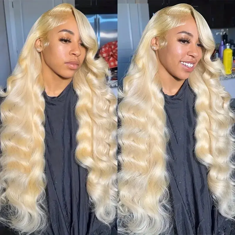 YKB 613 HD Transparent Body Wave 13x6 Blonde Lace Front Human Hair Wigs 180 200 Density 13X4 Frontal Wig Preplucked For Women
YKB 613 HD Transparent Body Wave 13x6 Blonde Lace Front Human Hair Wigs 180 200 Density 13X4 Frontal Wig Preplucked For Women