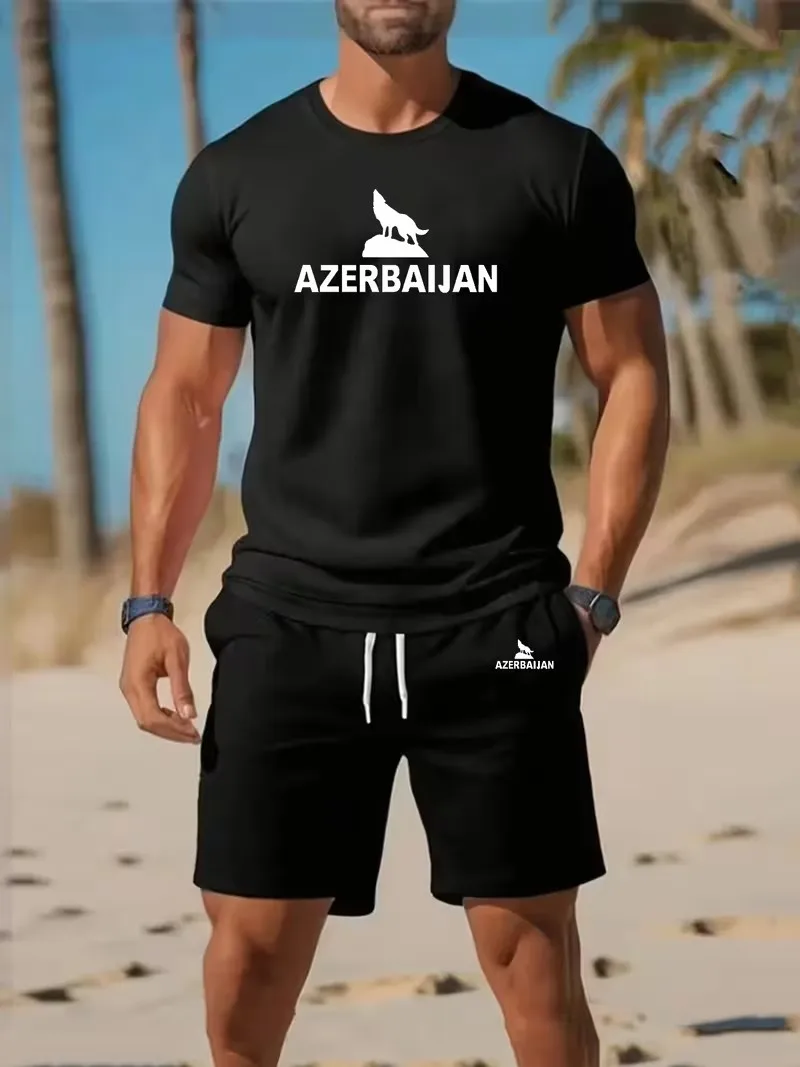 men's Business casual T-shirt set, comfortable lightweight short sleeves suitable for sports office date in a two-piece set
men's Business casual T-shirt set, comfortable lightweight short sleeves suitable for sports office date in a two-piece set
