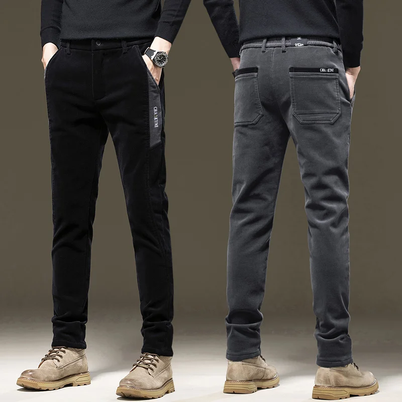 Spring Autumn Men's Corduroy Trousers New Men's Clothing Stretch Slim Fit Casual Pants Fashion Mens Business Work Pants
Spring Autumn Men's Corduroy Trousers New Men's Clothing Stretch Slim Fit Casual Pants Fashion Mens Business Work Pants