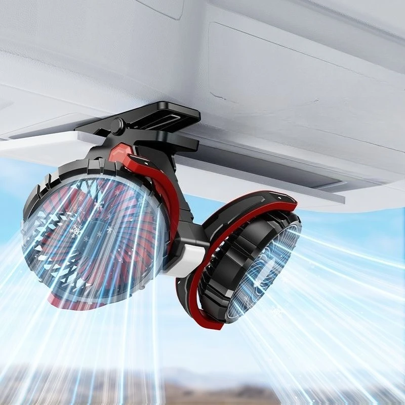 Hipacool Car Clip Dual Head Fan 360° Rotatable 4000mAh with Rotary Switch 3-Speed Adjustable Auto Fan Car Electrical Appliances
Hipacool Car Clip Dual Head Fan 360° Rotatable 4000mAh with Rotary Switch 3-Speed Adjustable Auto Fan Car Electrical Appliances