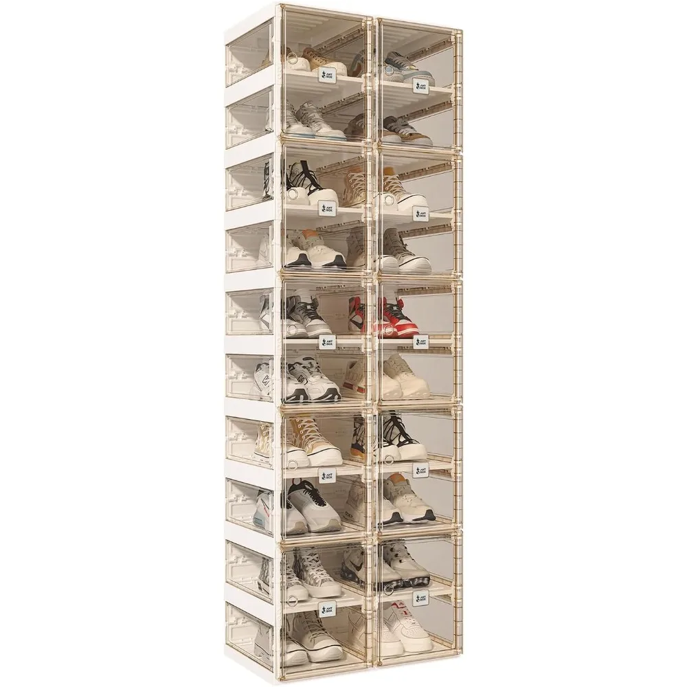 Foldable Shoe Rack, Shoes Organizers for Closet Plastic Shoes Storage Box for Entryway, Living Room, Shoe Rack
Foldable Shoe Rack, Shoes Organizers for Closet Plastic Shoes Storage Box for Entryway, Living Room, Shoe Rack