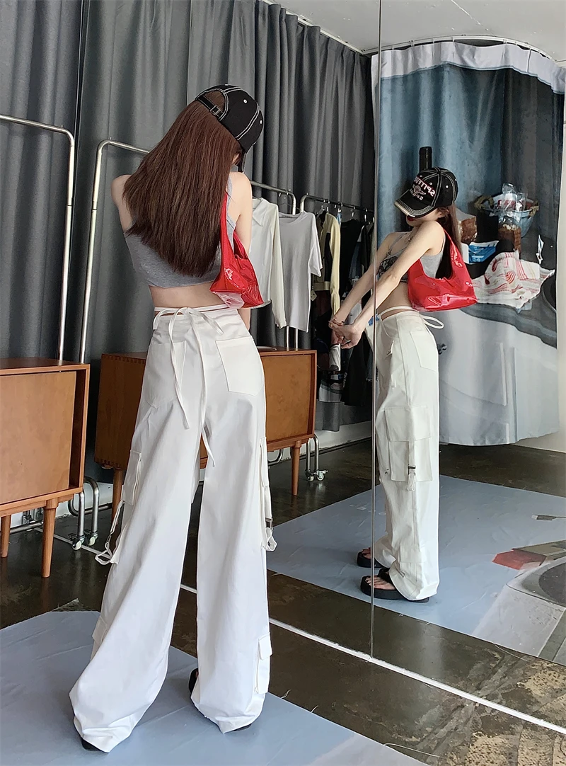 Hollow Lace Casual Pants Loose Wide Leg Overalls Summer Hot Girls Mop Pants White Pants Women
Hollow Lace Casual Pants Loose Wide Leg Overalls Summer Hot Girls Mop Pants White Pants Women