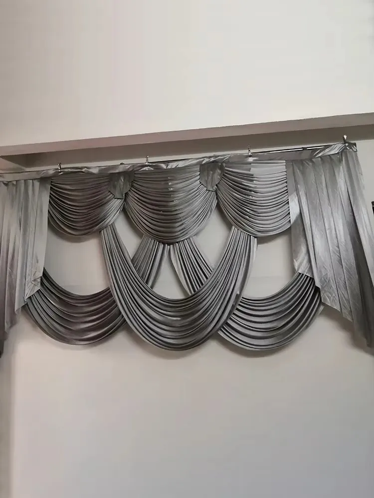 Luxury Swag Drapery For Wedding Backdrop Stage Background Banquet Hotel Event Decoration Ice Silk Wedding Curtain Panels
Luxury Swag Drapery For Wedding Backdrop Stage Background Banquet Hotel Event Decoration Ice Silk Wedding Curtain Panels