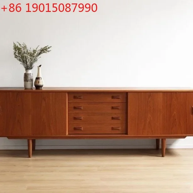 Medieval furniture, Danish retro TV cabinet MCM style locker replica side cabinet Nordic cherry wood
Medieval furniture, Danish retro TV cabinet MCM style locker replica side cabinet Nordic cherry wood
