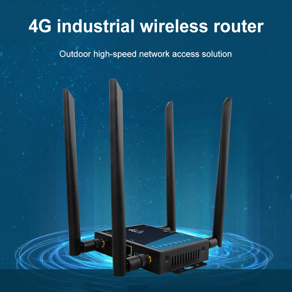 LT220 4G Wireless Router Industrial Grade Portable WiFi Routers 4 Antenna Firewall Protection 4G LTE Modem With SIM Card Slot
LT220 4G Wireless Router Industrial Grade Portable WiFi Routers 4 Antenna Firewall Protection 4G LTE Modem With SIM Card Slot