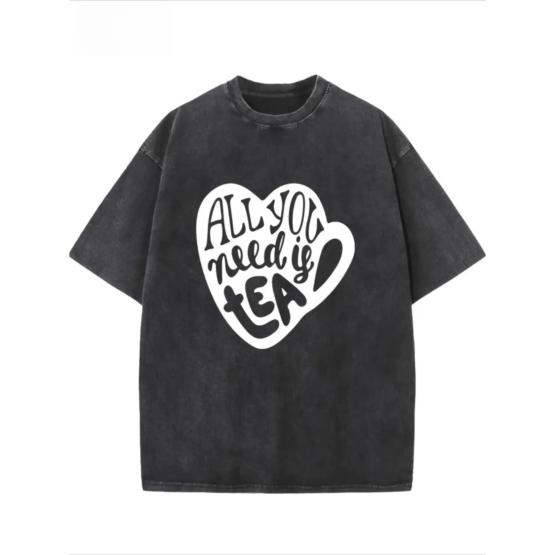 Vintage Cotton "All You Need Is Tea" T-Shirt Oversized Funny Slogan Tee Tea Lover Gift Aesthetic Casual Top for Women 
Vintage Cotton "All You Need Is Tea" T-Shirt Oversized Funny Slogan Tee Tea Lover Gift Aesthetic Casual Top for Women