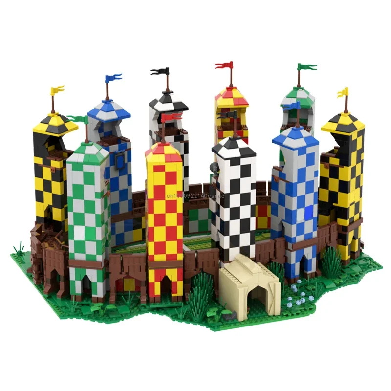 Набор строительных блоков MOC «Магический город» (2810 деталей), высокая сложность, тема «Поле для игры в квиддлч», конструктор DIY, игрушки для детей, рождественские подарки
Набор строительных блоков MOC «Магический город» (2810 деталей), высокая сложность, тема «Поле для игры в квиддлч», конструктор DIY, игрушки для детей, рождественские подарки