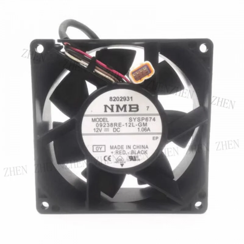 Y ДЛЯ NMB 09238RE-12L-GM 12 В 1,06 А 9038 9 см 4-контактный большой вентилятор воздушного охлаждения
Y ДЛЯ NMB 09238RE-12L-GM 12 В 1,06 А 9038 9 см 4-контактный большой вентилятор воздушного охлаждения