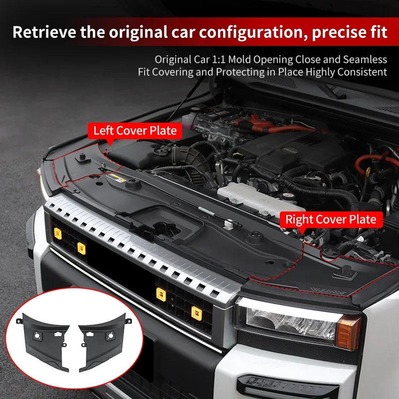 2pcs For Toyota Land Cruiser Prado J250 LC250 2024 2025 Car Engine Cover Cabin Protection Plate Cover Black Accessories
2pcs For Toyota Land Cruiser Prado J250 LC250 2024 2025 Car Engine Cover Cabin Protection Plate Cover Black Accessories