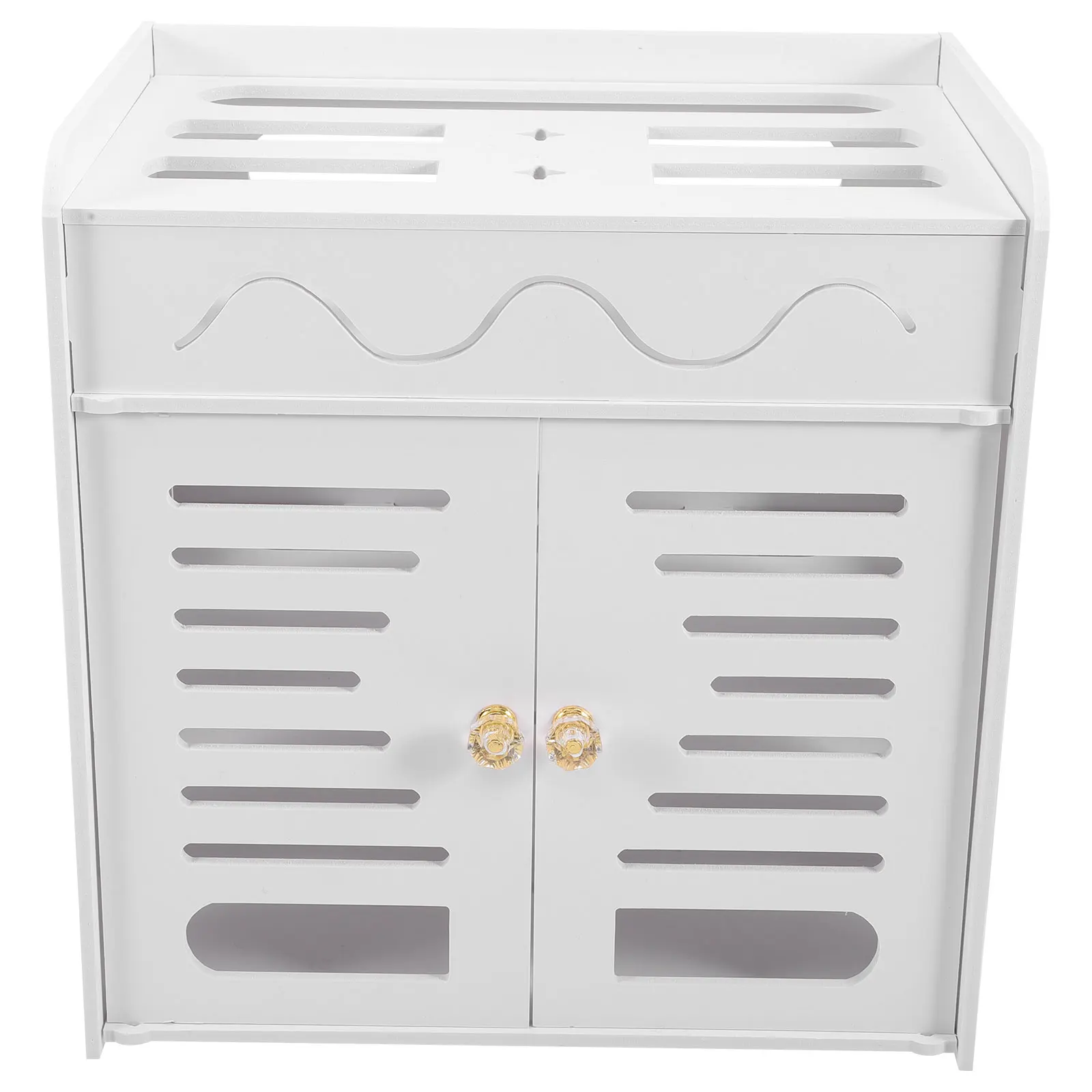 Router Storage Box White PVC 4-Layer Cable Holder for Cords Hide Router Organizer Practical Heat Resistant Wall Rack Container
Router Storage Box White PVC 4-Layer Cable Holder for Cords Hide Router Organizer Practical Heat Resistant Wall Rack Container