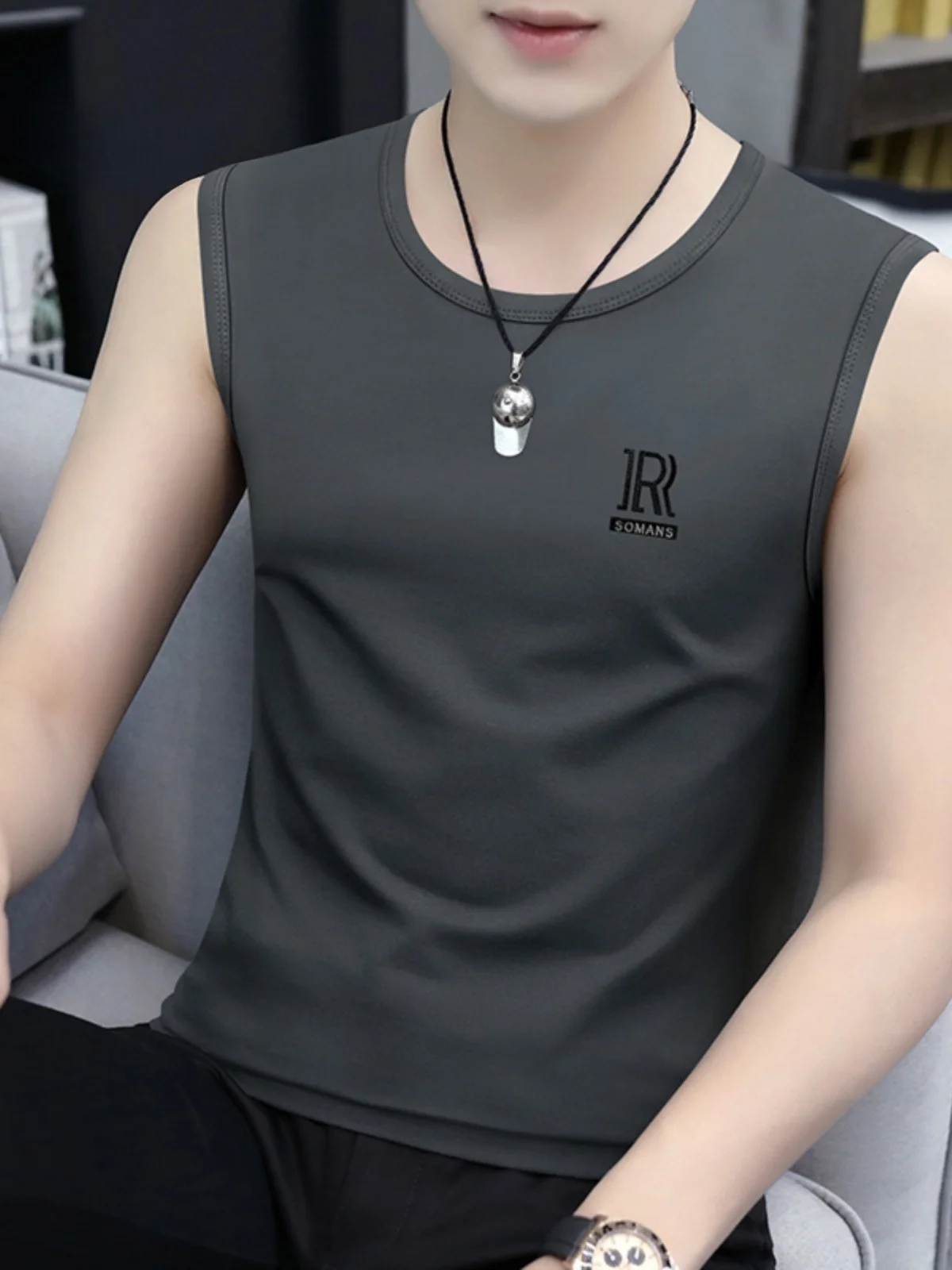 Pierre Cardin Men's Ice Silk Vest Summer New Sport Qui Dry Fitn Svel T-irt Faionable Urban Sle round Ne
Pierre Cardin Men's Ice Silk Vest Summer New Sport Qui Dry Fitn Svel T-irt Faionable Urban Sle round Ne
