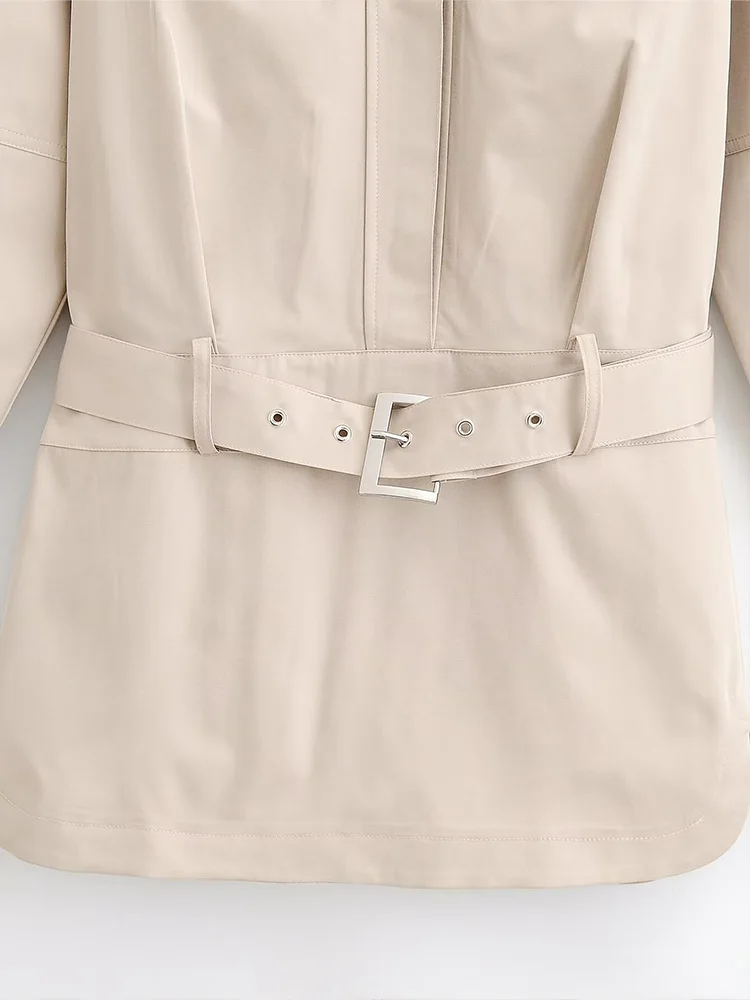HH Woman Spring New Fashion Belt Decoration Long Sleeves Pockets Decorated Solid Dress Female Zipper Turn Down Collar Mini Dress
HH Woman Spring New Fashion Belt Decoration Long Sleeves Pockets Decorated Solid Dress Female Zipper Turn Down Collar Mini Dress