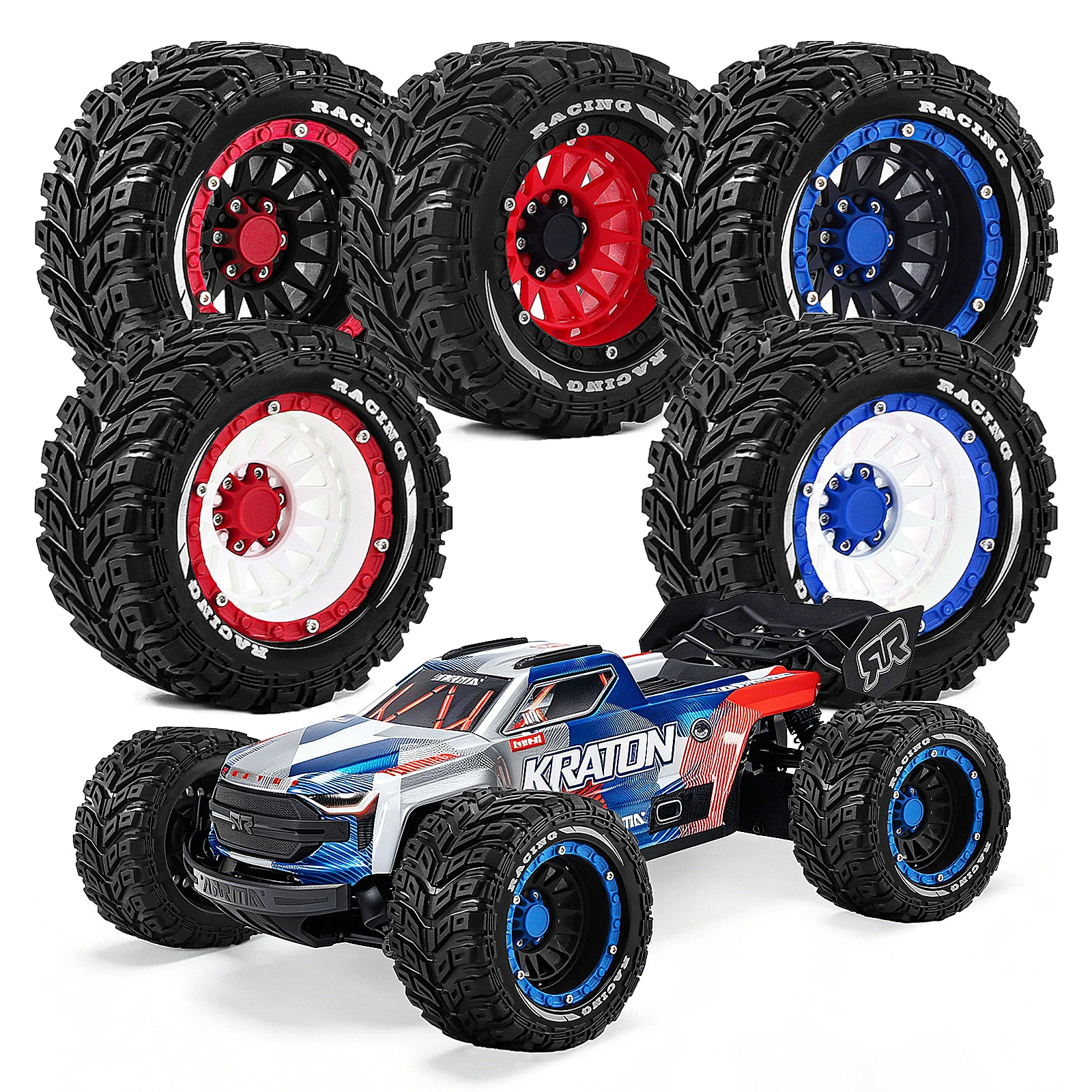 4pcs RC Truck Wheel Rim Tires for 1/14 1/16 Traxxas Summit E-Revo ARRMA Mini Kraton 3S SCY MXJ Hyper Go RC Upgrade Accessories
4pcs RC Truck Wheel Rim Tires for 1/14 1/16 Traxxas Summit E-Revo ARRMA Mini Kraton 3S SCY MXJ Hyper Go RC Upgrade Accessories
