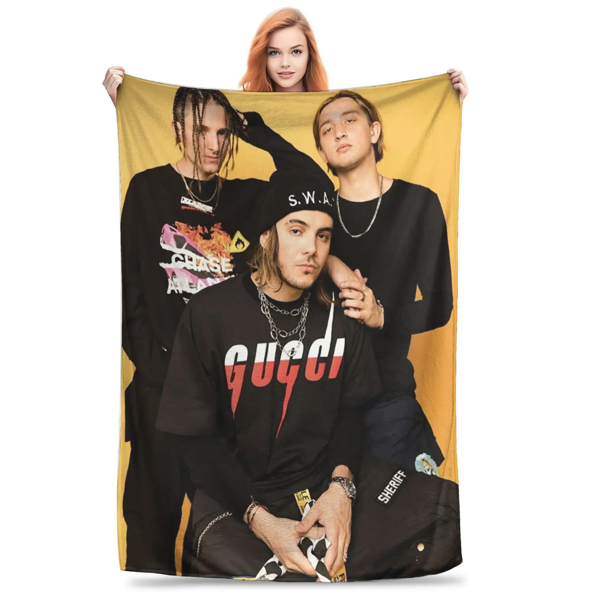Flannel Throw Blanket Chase Atlantic R&B Band 2024 Tour Warm Plush Blankets Soft Bedding for Bed Living room Home Picnic Couch
Flannel Throw Blanket Chase Atlantic R&B Band 2024 Tour Warm Plush Blankets Soft Bedding for Bed Living room Home Picnic Couch