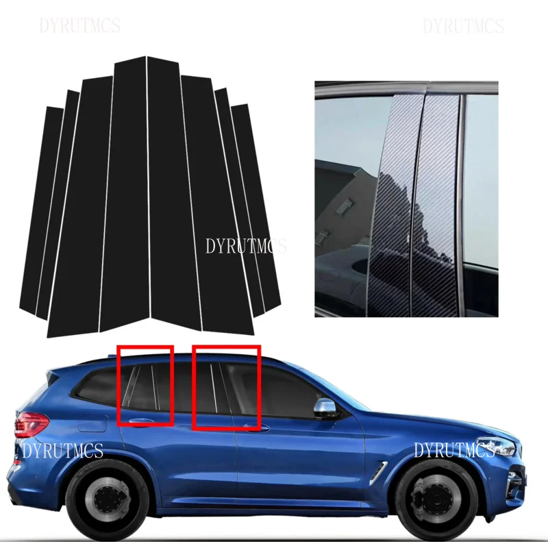 8pcs Glossy Black Pillar Post Fit For BMW X3 G01 G08 2018 2019 2020 2021 Carbon Fiber Window Door Deal B CCover Sticker
8pcs Glossy Black Pillar Post Fit For BMW X3 G01 G08 2018 2019 2020 2021 Carbon Fiber Window Door Deal B CCover Sticker