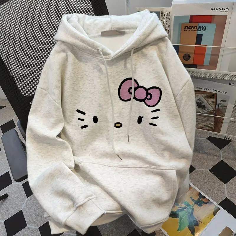Sanrio Kawaii Anime Hello Kitty Hoodie Girl Heart Cute Cartoon Long Sleeve T-Shirt with Cap Sweet Fashion Loose Top Gift for Kid
Sanrio Kawaii Anime Hello Kitty Hoodie Girl Heart Cute Cartoon Long Sleeve T-Shirt with Cap Sweet Fashion Loose Top Gift for Kid