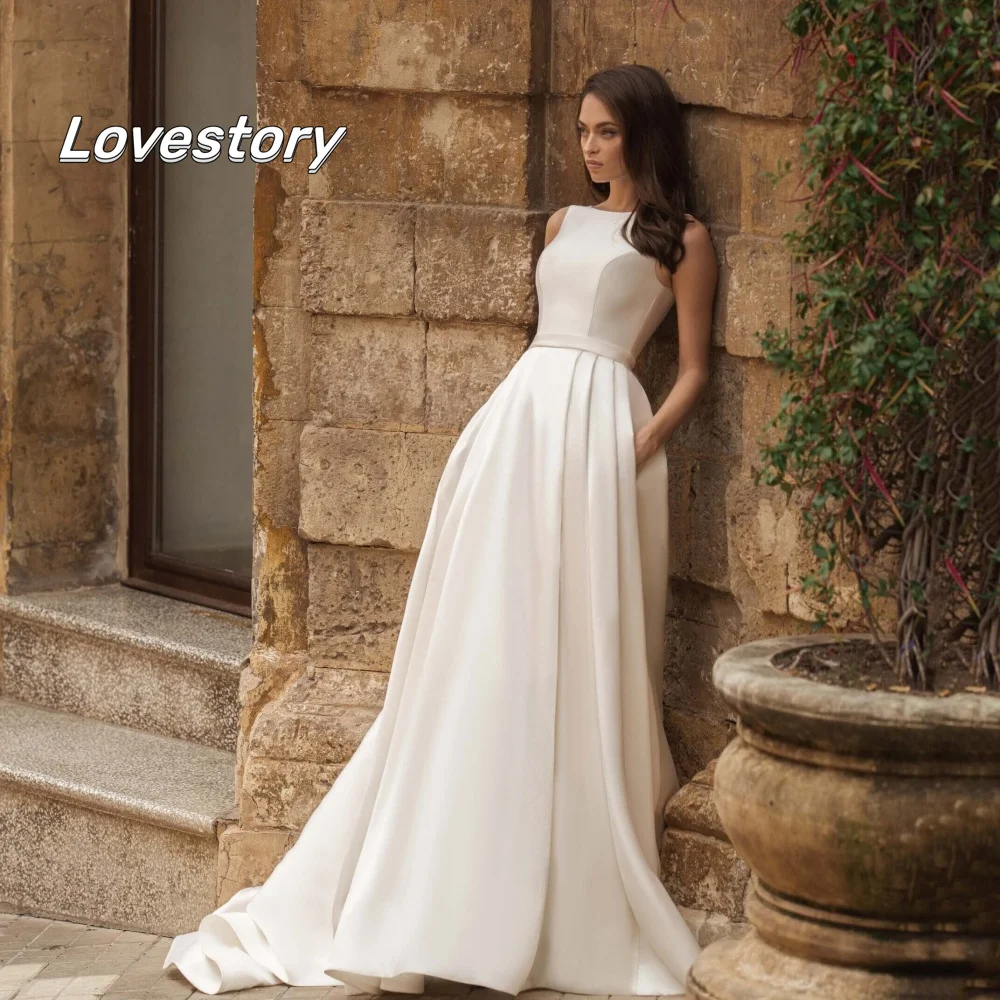 Customized Elegant A Line Wedding Dresses Applique Tank Bridal Dress Illusion Court Train Ball Gowns Vestido De Novia
Customized Elegant A Line Wedding Dresses Applique Tank Bridal Dress Illusion Court Train Ball Gowns Vestido De Novia
