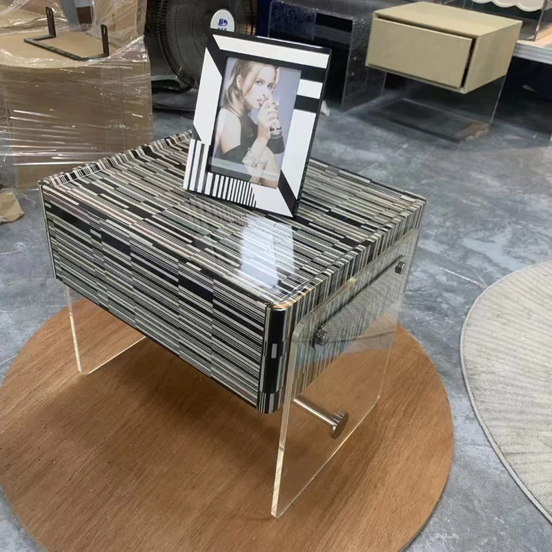 bedside table light luxury simple modern high-end artistic acrylic storage cabinet creative bedside storage cabinet side cabinet
bedside table light luxury simple modern high-end artistic acrylic storage cabinet creative bedside storage cabinet side cabinet