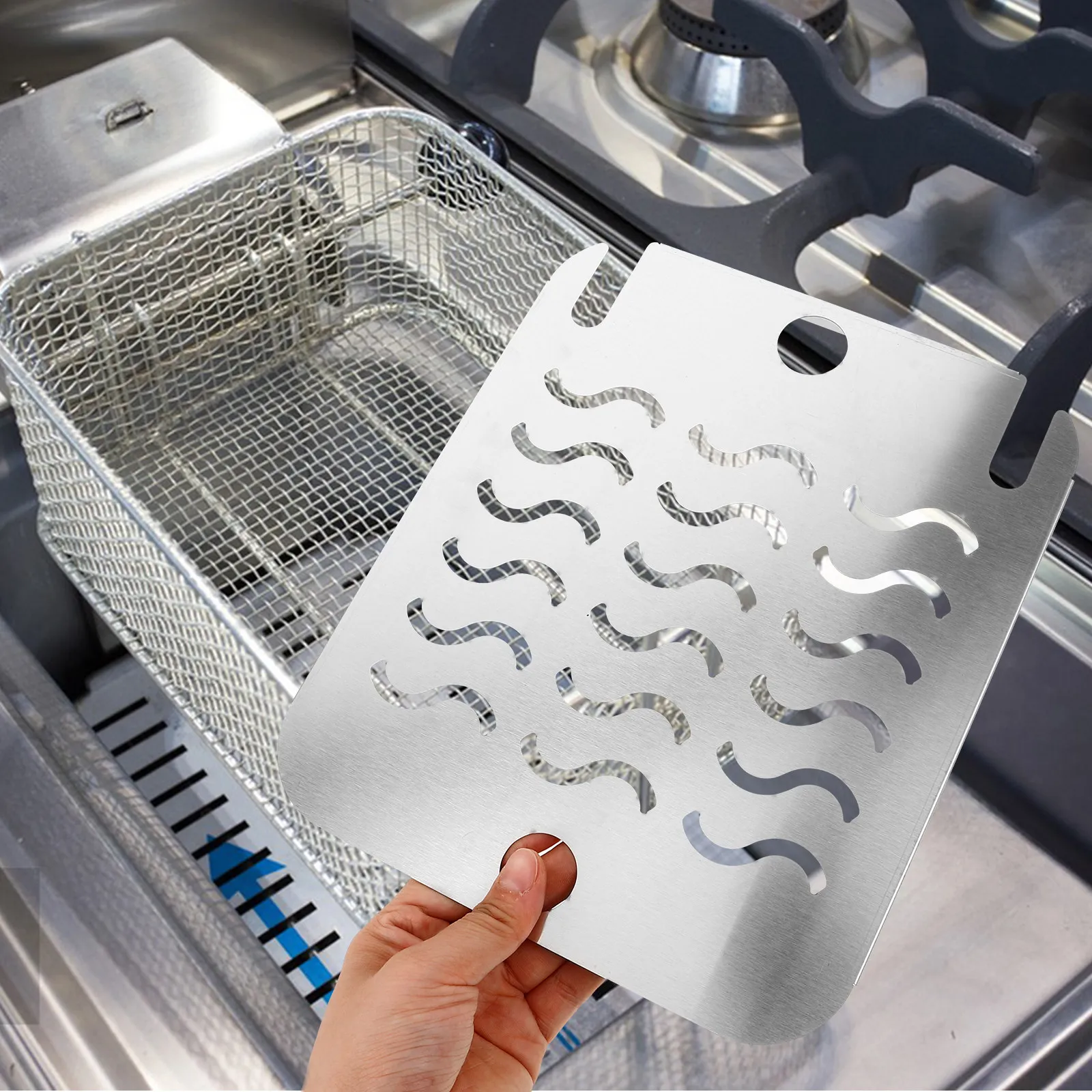 Deep Fryer Food Debris Screen Stainless Steel Crumb Screen for Electric Fryer Basket Replacement Easy Clean Kitchen Accessory
Deep Fryer Food Debris Screen Stainless Steel Crumb Screen for Electric Fryer Basket Replacement Easy Clean Kitchen Accessory