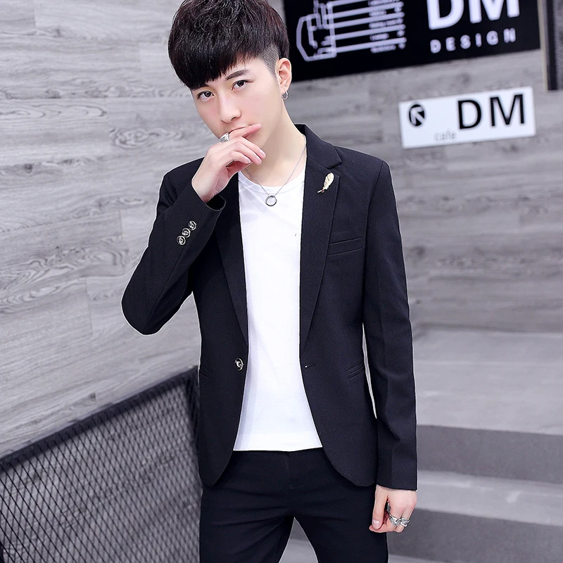 Bla Slim Fit Casual Men's Jaet Versatile Busin Faion Spring Autumn Top Quali Stand Cut Long Sve Single Button
Bla Slim Fit Casual Men's Jaet Versatile Busin Faion Spring Autumn Top Quali Stand Cut Long Sve Single Button