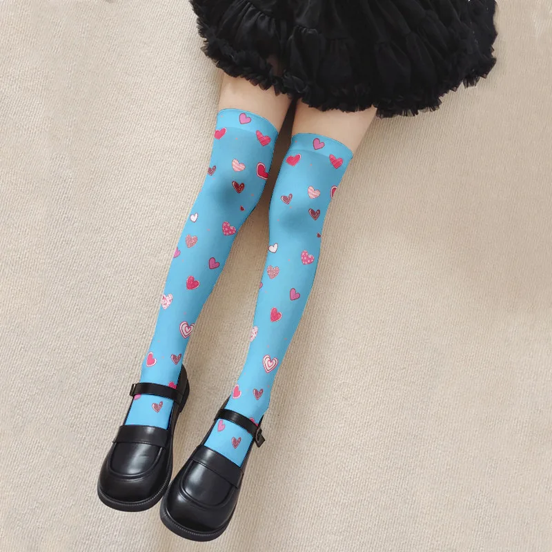 Women's Stockings Printed Silk Thin Cute Japanese Lolita Anime Over-the-knee Long White Velvet Socks Purple Color Simple Girls
Women's Stockings Printed Silk Thin Cute Japanese Lolita Anime Over-the-knee Long White Velvet Socks Purple Color Simple Girls