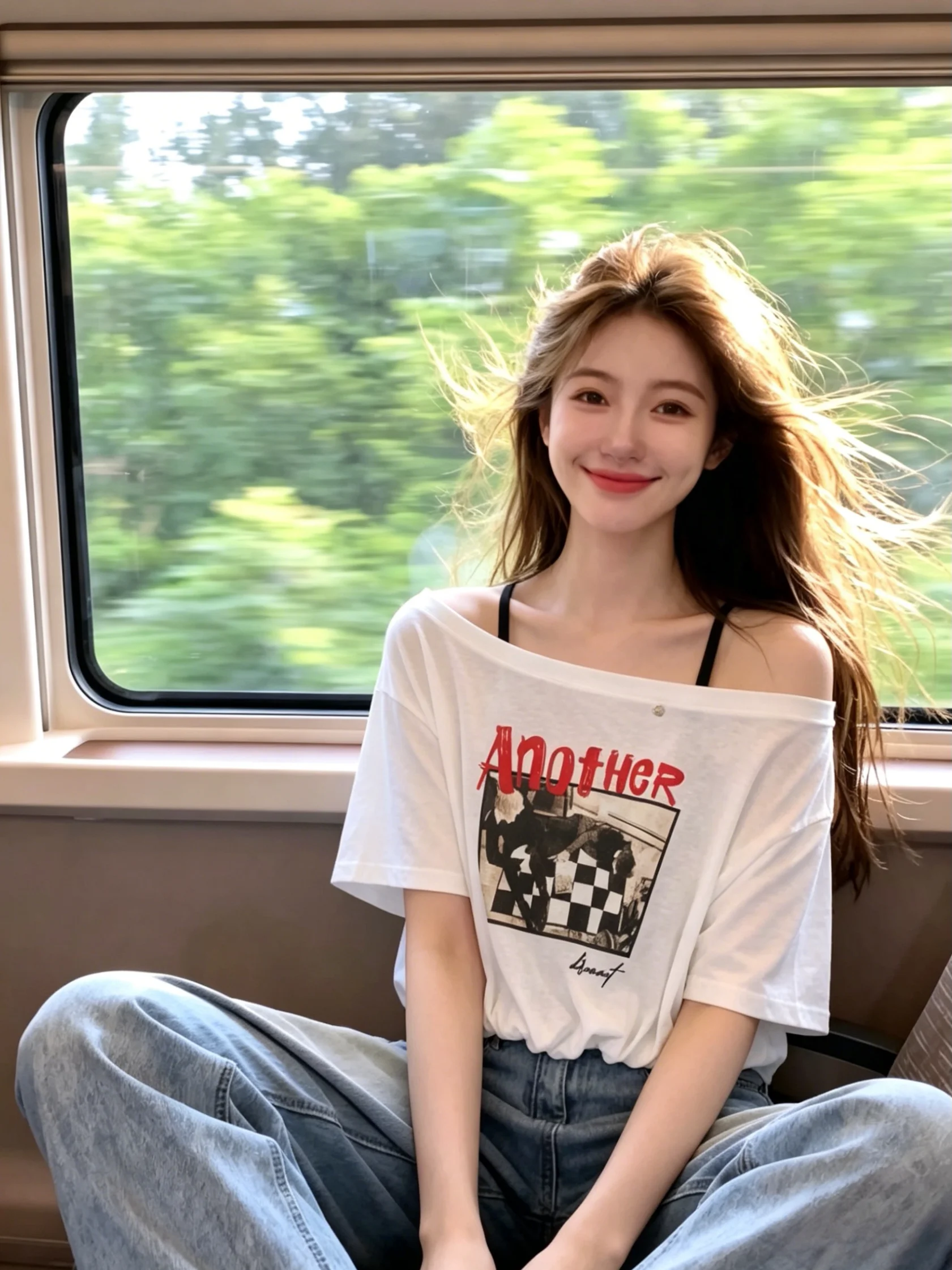 Retro Print Fake Two-Piece Shoulder T-Shirt Women's Summer New Loose Short Top Korean Style Straight Cut Short Sleeve Shirt
Retro Print Fake Two-Piece Shoulder T-Shirt Women's Summer New Loose Short Top Korean Style Straight Cut Short Sleeve Shirt