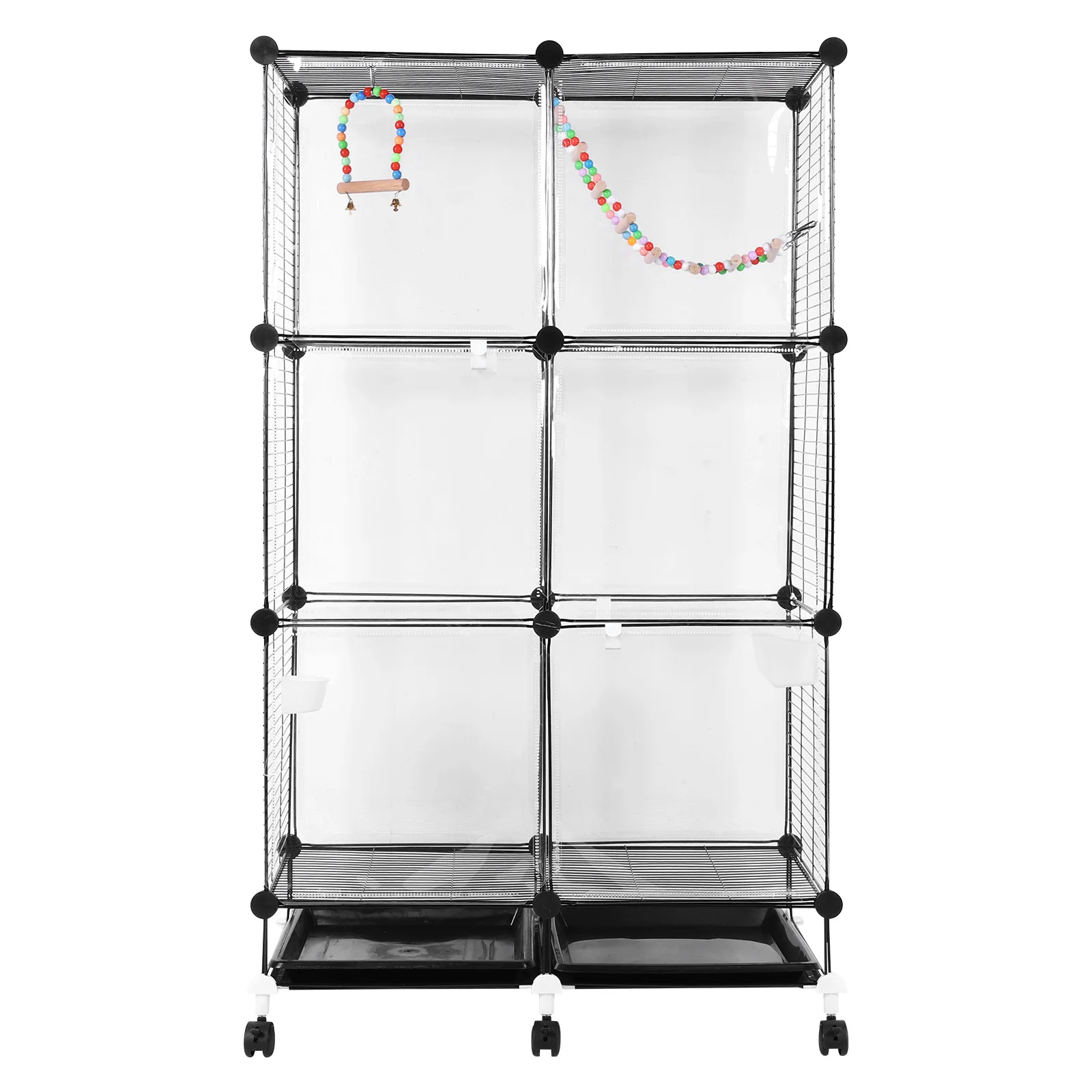 Large Bird Cage Net With Toilet Breeding Box Removable Tray Luxury Multi Level Villa Parrot Cockatiel Budgie Conure Mesh Aviary
Large Bird Cage Net With Toilet Breeding Box Removable Tray Luxury Multi Level Villa Parrot Cockatiel Budgie Conure Mesh Aviary