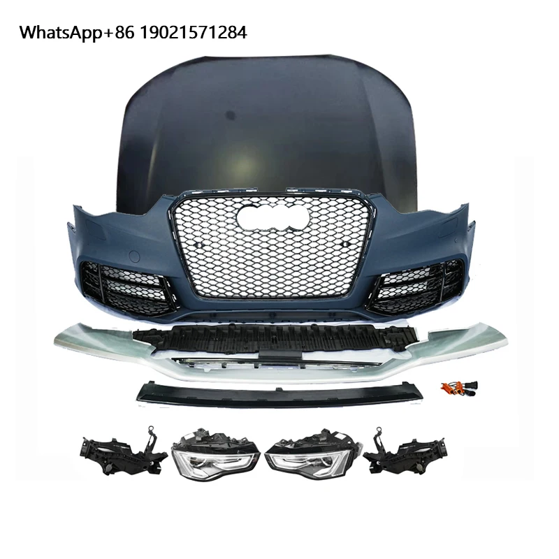 Hot Sale Auto Parts A5 B8 Upgrade to RS5 B8.5 Body Kit Front Bumper for RS5 B8.5 2012 2013 2014 2015 2016
Hot Sale Auto Parts A5 B8 Upgrade to RS5 B8.5 Body Kit Front Bumper for RS5 B8.5 2012 2013 2014 2015 2016