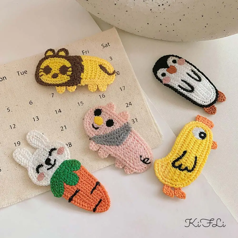 Cartoon Sweet Gift Headdress Handmade Autumn Winter Children Hair Clip Knitted Hairgrips Girls Hair Holder Kids Woolen Hairpin
Cartoon Sweet Gift Headdress Handmade Autumn Winter Children Hair Clip Knitted Hairgrips Girls Hair Holder Kids Woolen Hairpin