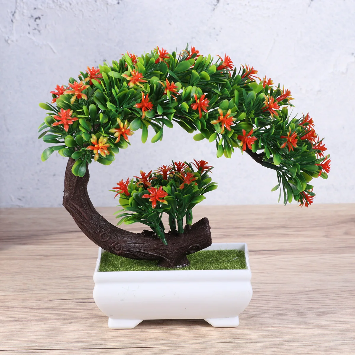Modern Bonsai Orange Imitation Plant Pot Realistic Fake Green Plant for Office School Resort Decor Simple Style Bonsai Home
Modern Bonsai Orange Imitation Plant Pot Realistic Fake Green Plant for Office School Resort Decor Simple Style Bonsai Home