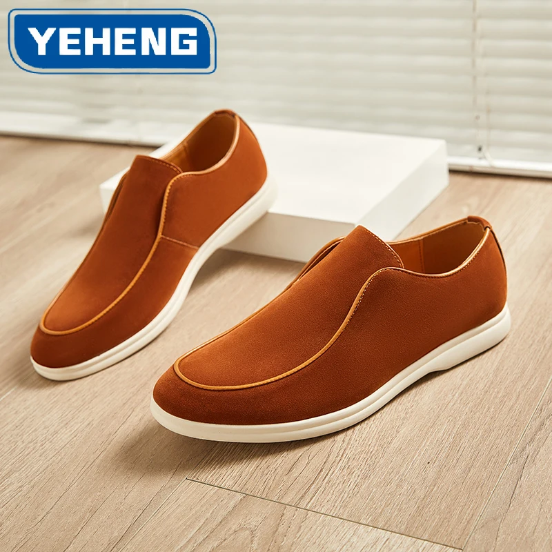 Italian Suede Loafers Original Men Slip on Casual Shoes Lightweight Driving Moccasins Soft Walking Minimalism Flat Sneakers
Italian Suede Loafers Original Men Slip on Casual Shoes Lightweight Driving Moccasins Soft Walking Minimalism Flat Sneakers